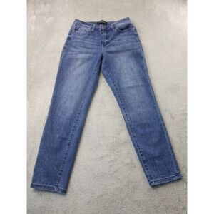 Judy Blue Relaxed Fit Jeans Women Size 5/27 Speckled Mineral Wash‎ Boho JB88226